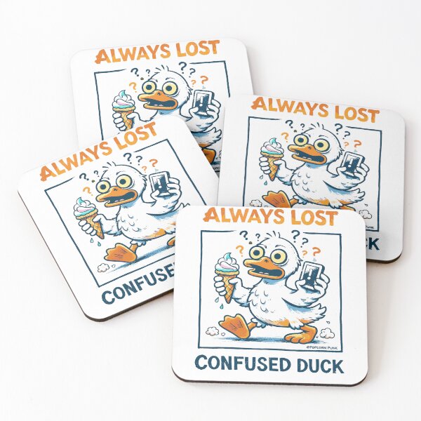 Item preview, Always Lost - Confused Duck designed and sold by Matinez Pink.