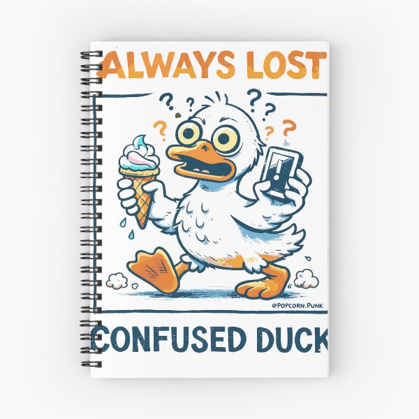 Item preview, Always Lost - Confused Duck designed and sold by Matinez Pink.