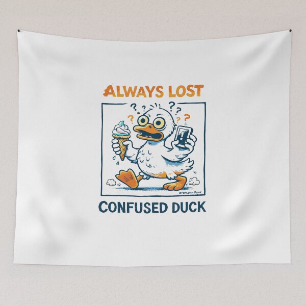 Item preview, Always Lost - Confused Duck designed and sold by Matinez Pink.