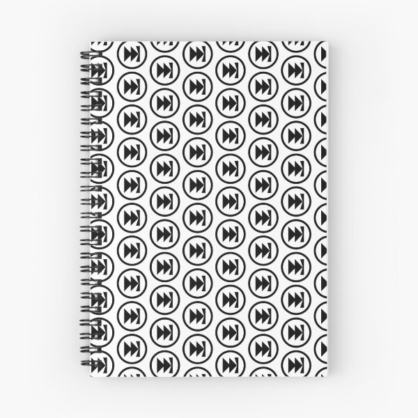 Item preview, FiveWordSpoilers symbol - Black on white - Pattern designed and sold by FiveWordSpoilers.