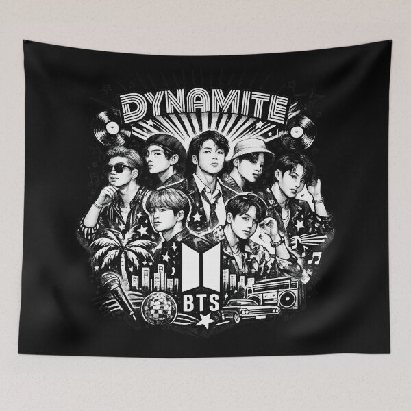Item preview, BTS - Dynamite BW designed and sold by Neon Seoul.
