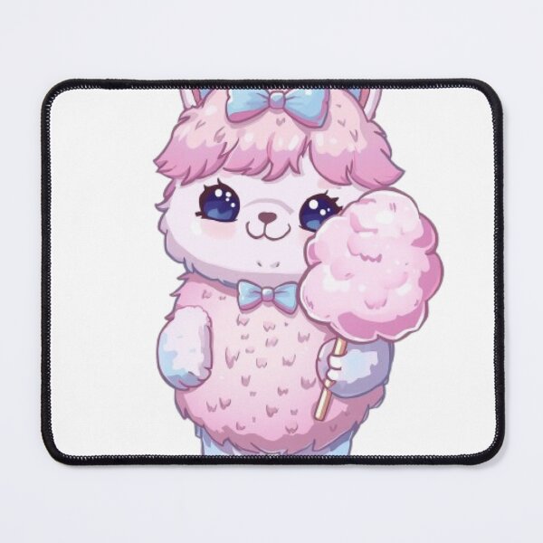Item preview, Cute Cotton Candy Alpaca Kawaii Sticker | Pastel Alpaca Gift designed and sold by Stylestickers55.