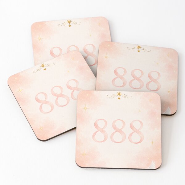 Item preview, 888 Angel Number Sacred Art Print designed and sold by AngelLighthouse.