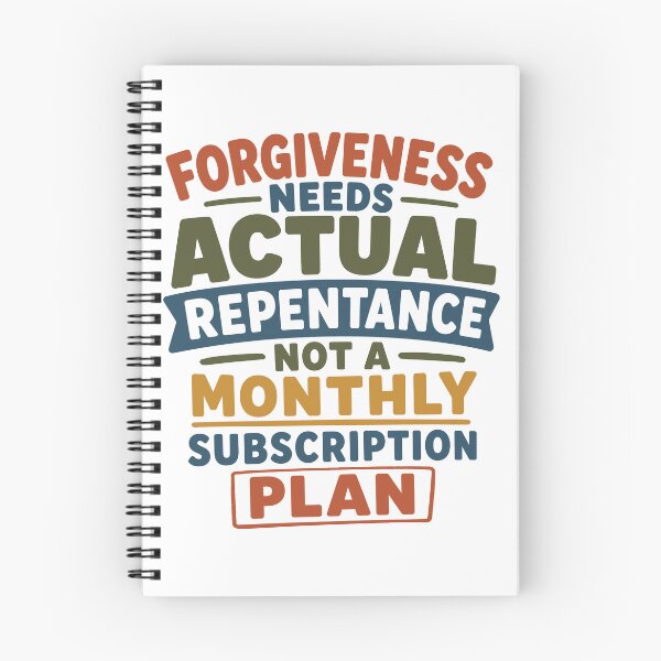 Item preview, Christian Forgiveness and Repentance Humor Faith Based Saying designed and sold by ALCOSHIRTS OFFICIAL.
