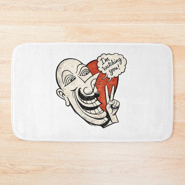 Item preview, I'm Watching You | Quirky Hand-Drawn Character Illustration |Creepy Cute Face Illustration  designed and sold by KARTICK DUTTA.