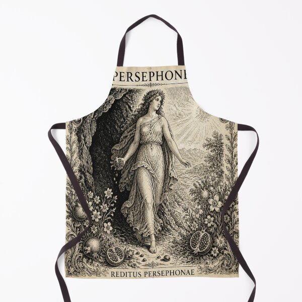 Item preview, Persephone Ivory Vintage Greek Mythology Art designed and sold by SunnyDesign82.