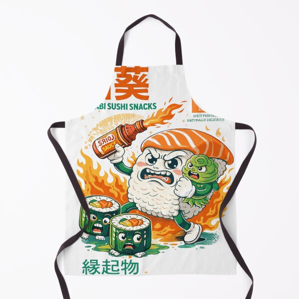 Item preview, Wasabi Sushi Snacks - Eat Quick and Feel the Heat designed and sold by Matinez Pink.