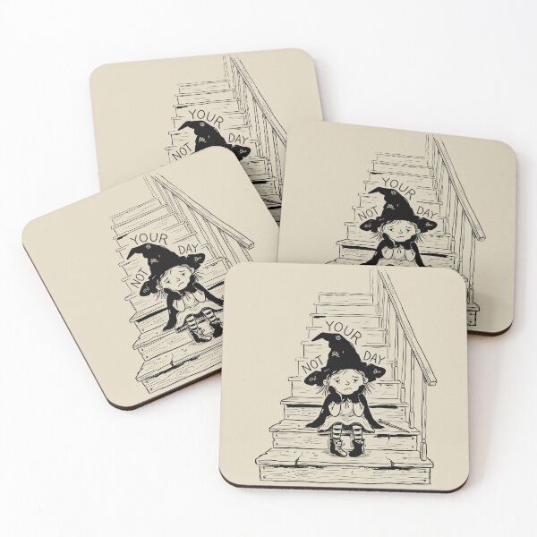 Item preview, Staircase Banister Huff - Spooky Cute Witch designed and sold by bapupa.