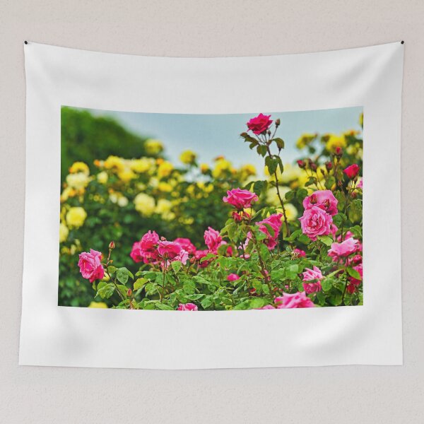 Item preview, Red roses garden in spring, nature background, Volksgarten, Vienna, Austria designed and sold by goceris.