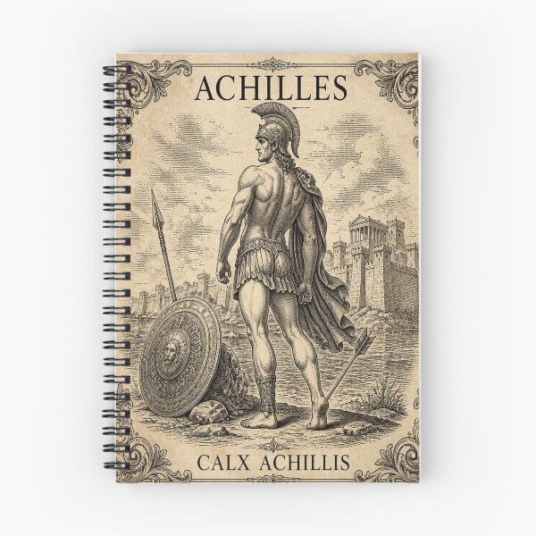 Item preview, Achilles Ivory Vintage Greek Mythology Art designed and sold by SunnyDesign82.