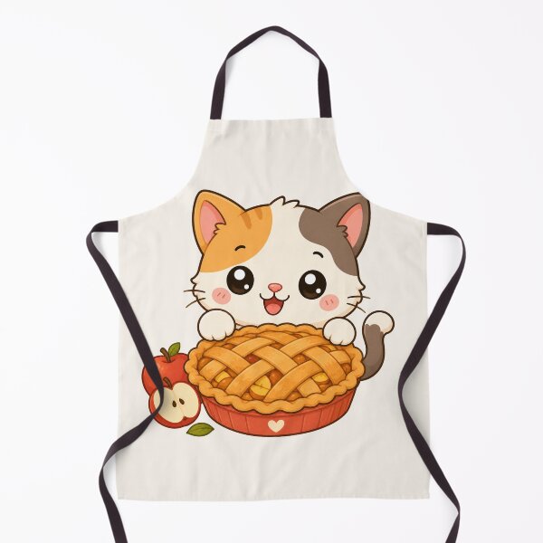 Item preview, Cute Calico Cat Apple Pie Autumn Baking Art designed and sold by Seculinator.