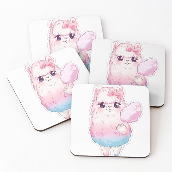 Item preview, Adorable Pastel Alpaca Sticker | Cute Cotton Candy Kawaii Animal designed and sold by Stylestickers55.
