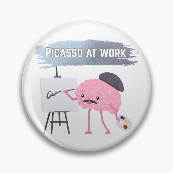 Item preview, Brain Picassso At Work  designed and sold by MayaCordalia.