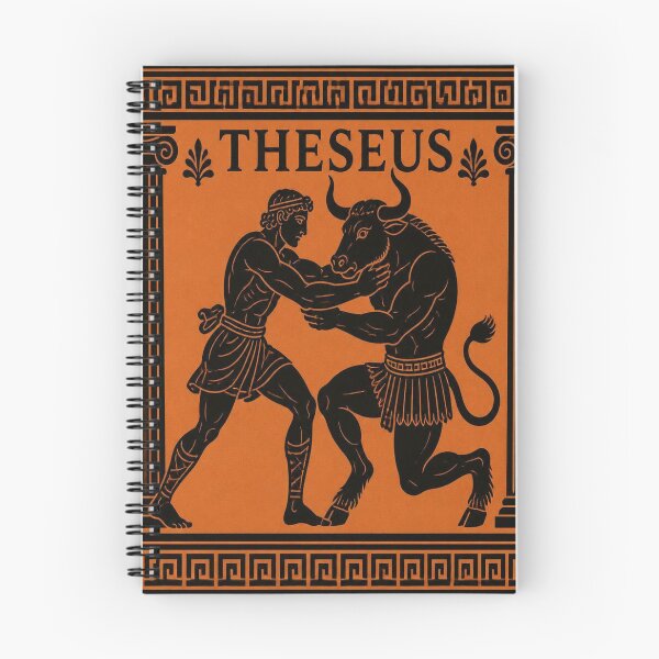 Item preview, Theseus and Minotaur Greek Vase Art Shirt designed and sold by SunnyDesign82.