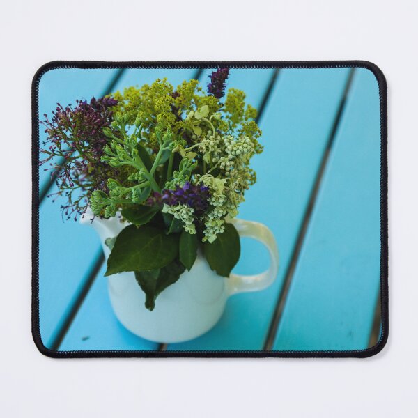 Item preview, Wildflowers in a white enamel cup designed and sold by Isar1.