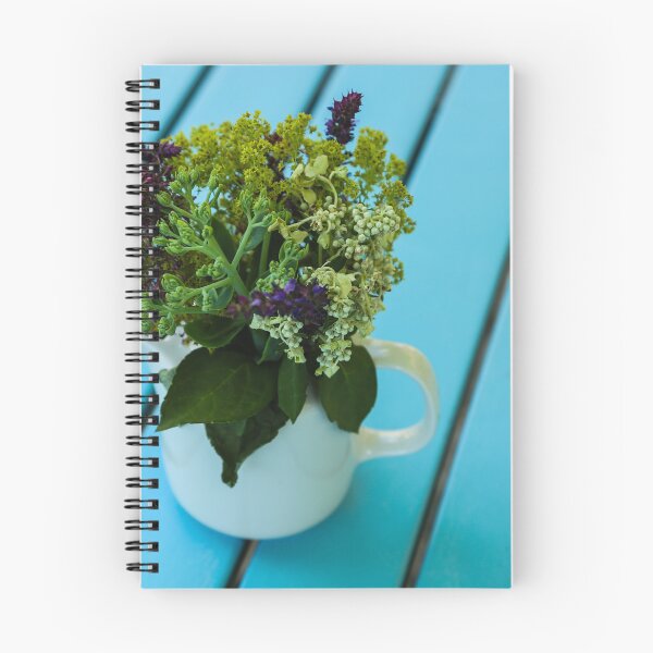 Item preview, Wildflowers in a white enamel cup designed and sold by Isar1.