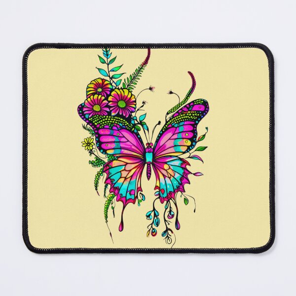 Item preview, The Enchanted Botanical Butterfly - Frequencies of the Flora No. 1 designed and sold by Bloom Theory.
