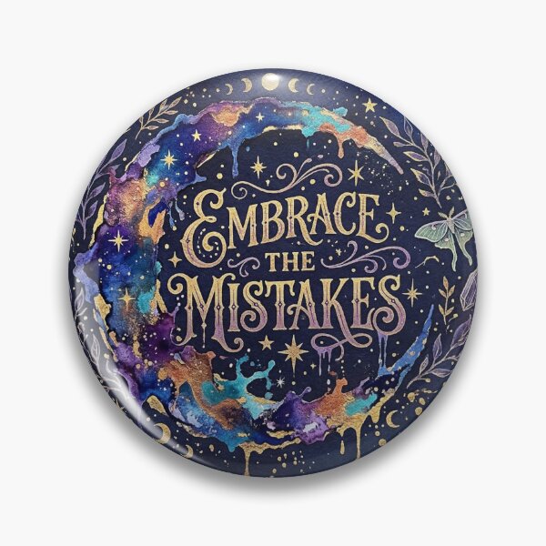 Item preview, Embrace The Mistakes Celestial Moon Whimsigoth Art designed and sold by Englandbear.