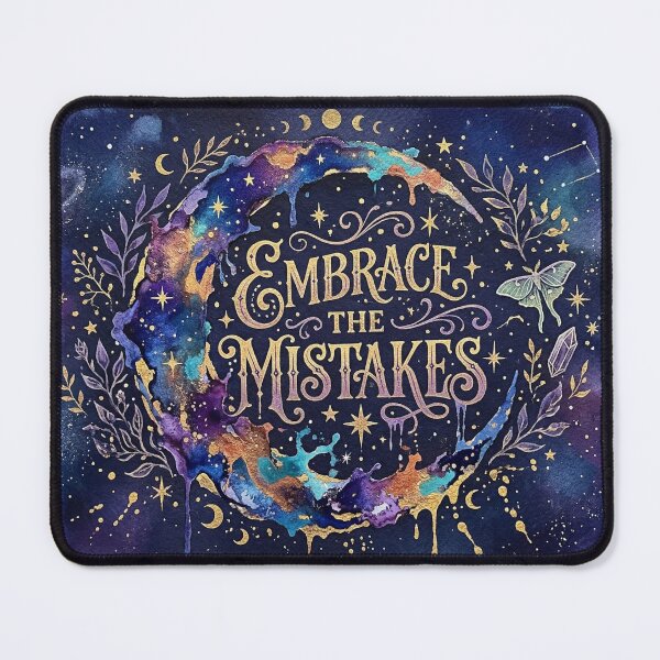 Item preview, Embrace The Mistakes Celestial Moon Whimsigoth Art designed and sold by Englandbear.