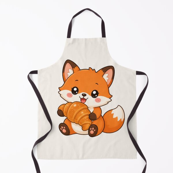 Item preview, Cute Fox Croissant French Bakery Pastry Art designed and sold by Seculinator.