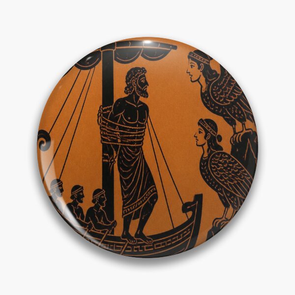 Item preview, Odysseus and Sirens Greek Vase Art Shirt designed and sold by SunnyDesign82.
