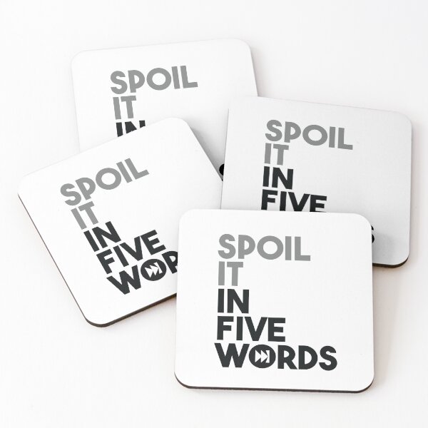 Artikelvorschau, FiveWordSpoilers – Spoiler in fünf Wörtern – Vertikal entworfen und verkauft von FiveWordSpoilers.