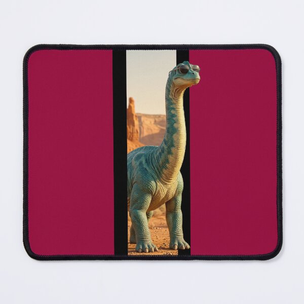 Item preview, Cool Brontosaurus in Sunglasses | Letter I Dinosaur Art designed and sold by mackyartsstudio.