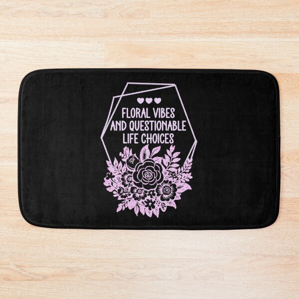 Item preview, Floral Vibes And Questionable Life Choices - Funny Sarcastic Botanical designed and sold by the-Z3nith.