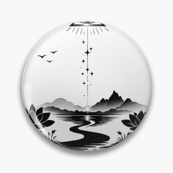 Item preview, Minimalist Symbolic Art – “Less Noise, More Meaning” Spiritual Design designed and sold by EdgeSphere.
