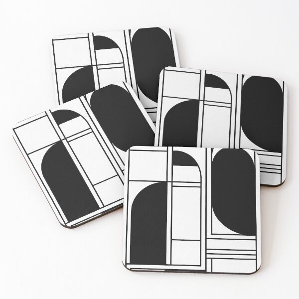 Item preview, Black And White Geometric Architecture designed and sold by pamelastasczak.