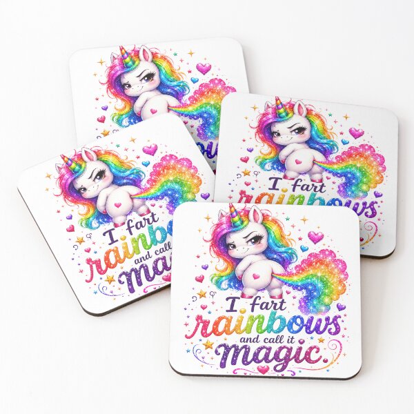 Item preview,  I Fart Rainbows And Call It Magic Unicorn designed and sold by Tinosshop.