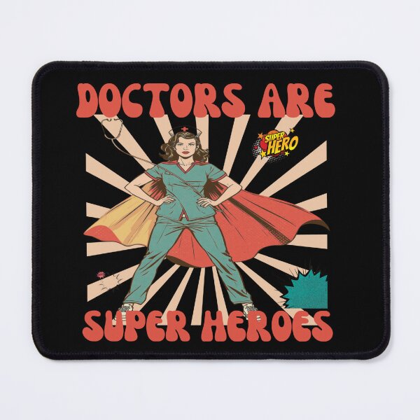 Item preview, Doctors Are Superheroes Vintage Comic Style designed and sold by Pablo70 Store.