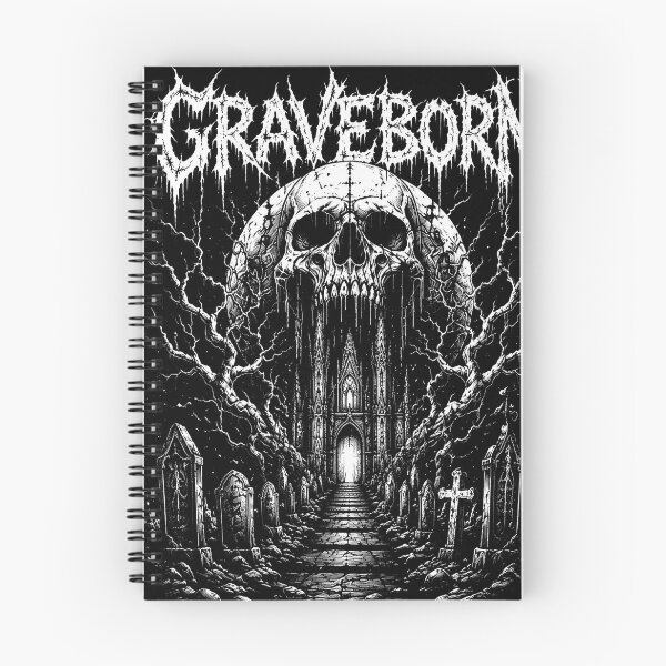 Item preview, GRAVEBORN | Vintage Death Metal T-Shirt | Kingdom Of Decay | RetroCrypt Studio designed and sold by RetroCrypt Studio.