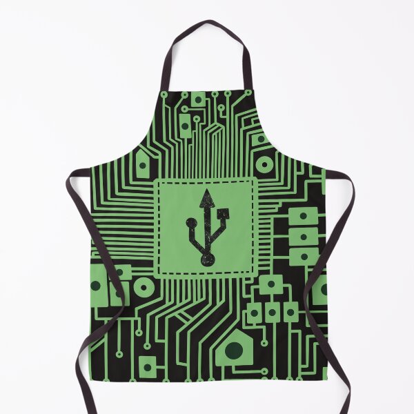 Item preview, Green Micro Chip designed and sold by RainbowColorsArt.