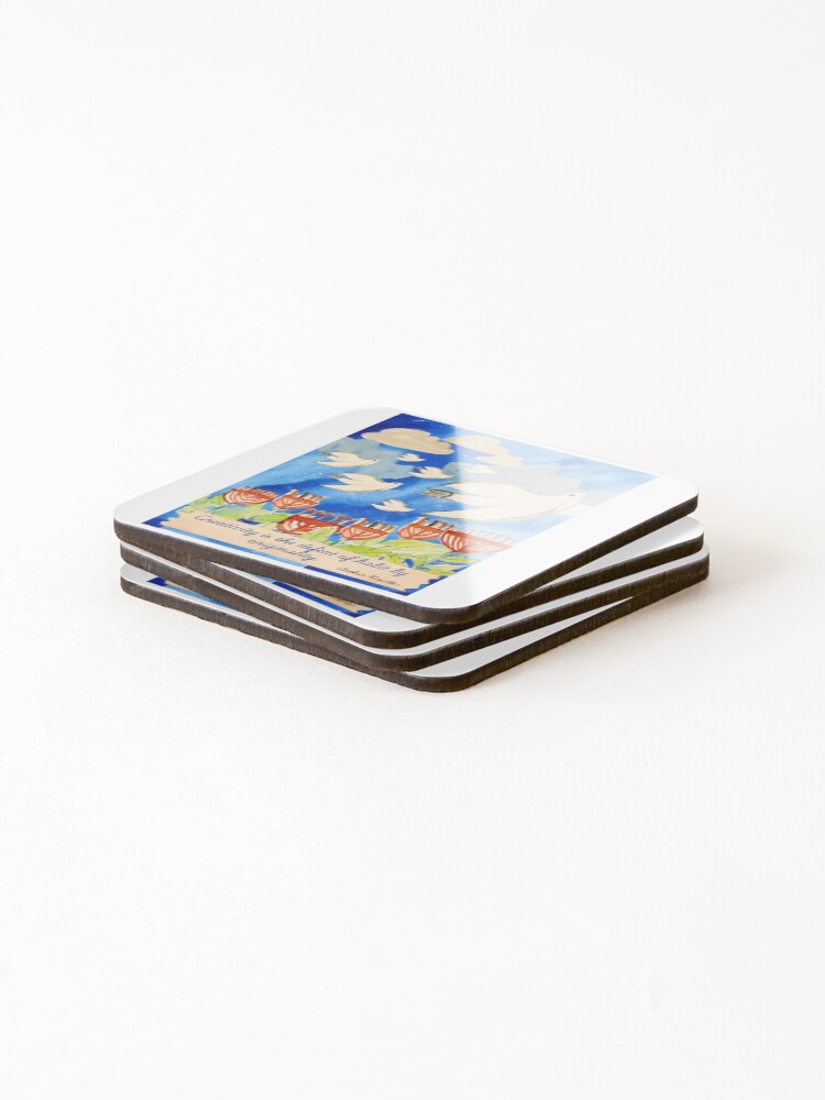 Thumbnail 4 of 5, Coasters (Set of 4), Creativity designed and sold by ROUSTABOUTART.