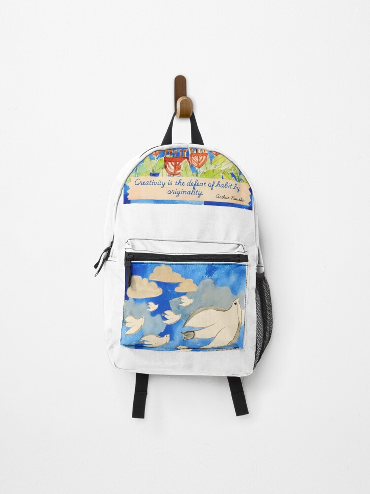 Thumbnail 1 of 3, Backpack, Creativity designed and sold by ROUSTABOUTART.