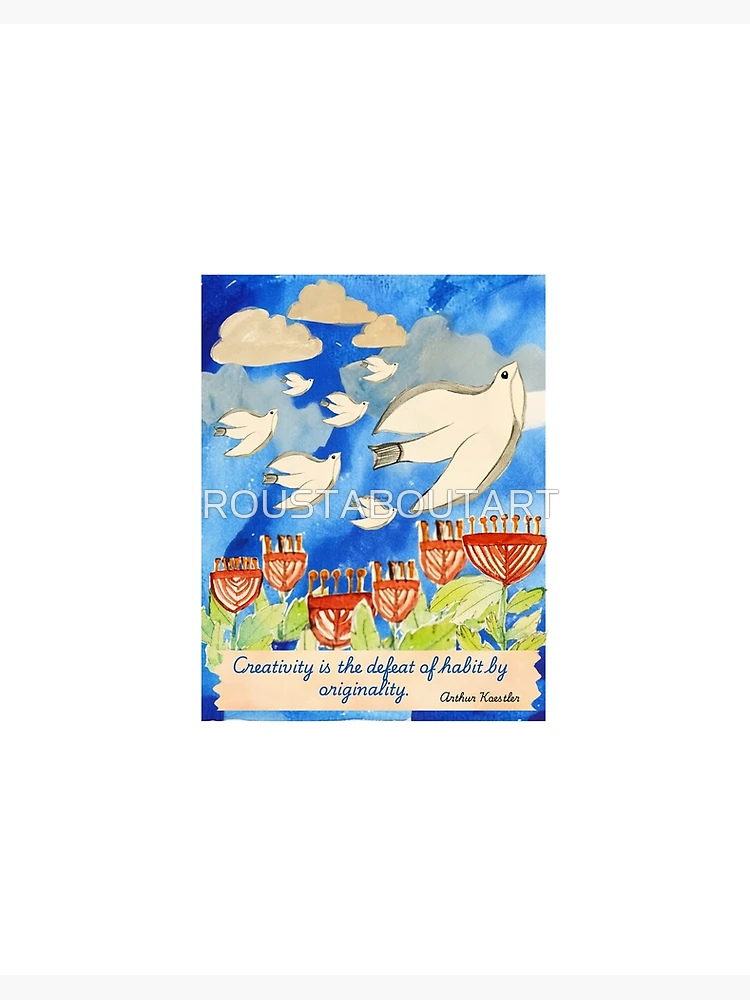 Thumbnail 2 of 2, Art Board Print, Creativity designed and sold by ROUSTABOUTART.