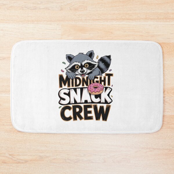 Item preview, Midnight Snack Crew Funny Raccoon designed and sold by Flipnship.