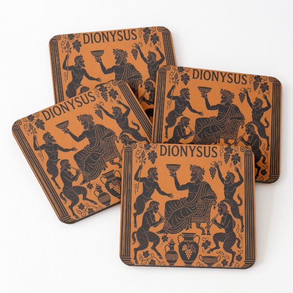 Item preview, Dionysus and Satyrs Greek Vase Art Shirt designed and sold by SunnyDesign82.