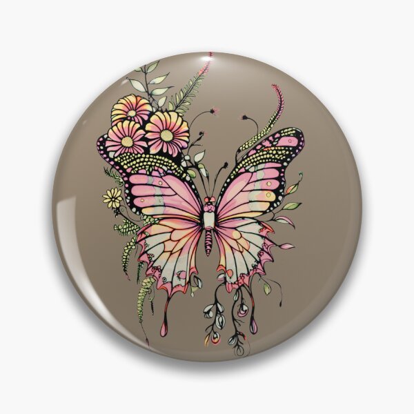 Item preview, The Cottage Garden Butterfly - Frequencies of the Flora No. 3 designed and sold by Bloom Theory.