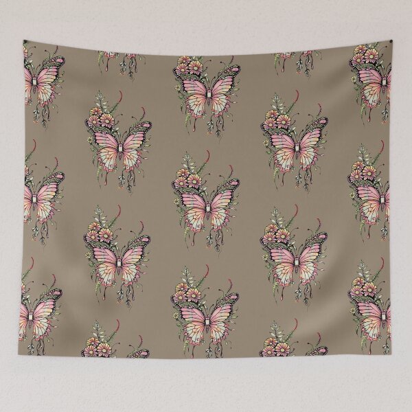 Item preview, The Cottage Garden Butterfly - Frequencies of the Flora No. 3 designed and sold by Bloom Theory.