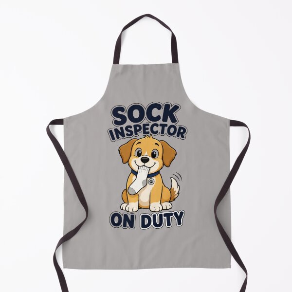 Item preview, Sock Inspector On Duty Funny Dog Shirt designed and sold by Nawi32.