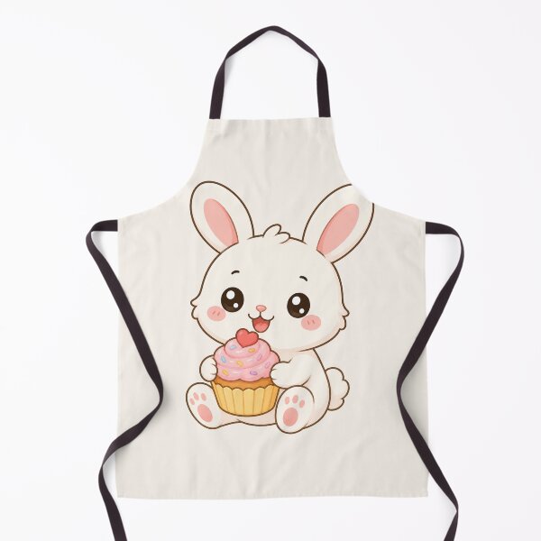 Item preview, Cute Bunny Pink Cupcake Sweet Dessert Baking designed and sold by Seculinator.