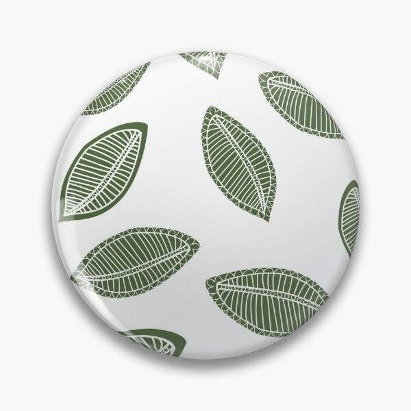 Item preview, Green leaves seamless pattern inspired by tropical and botanical foliage designed and sold by Line-Aura.
