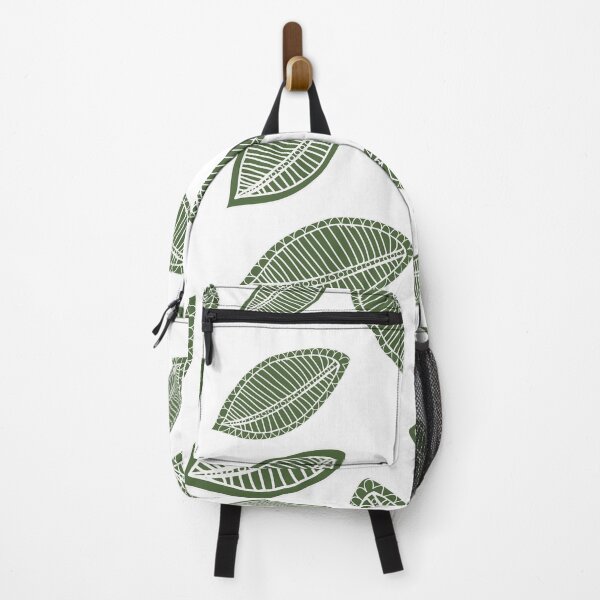 Item preview, Green leaves seamless pattern inspired by tropical and botanical foliage designed and sold by Line-Aura.
