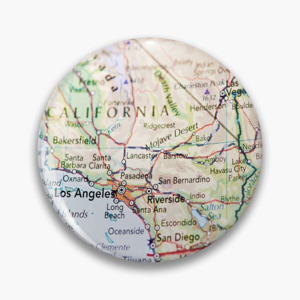 Item preview, California and Arizona US Highways Roadmap designed and sold by WanderingLife.
