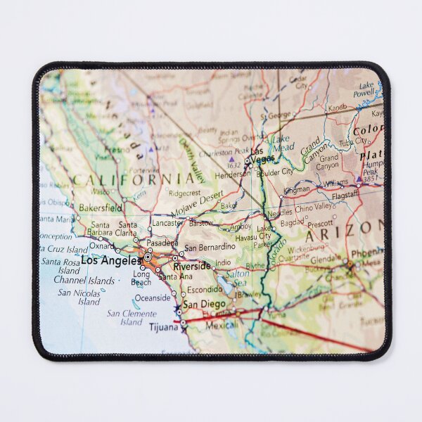 Item preview, California and Arizona US Highways Roadmap designed and sold by WanderingLife.