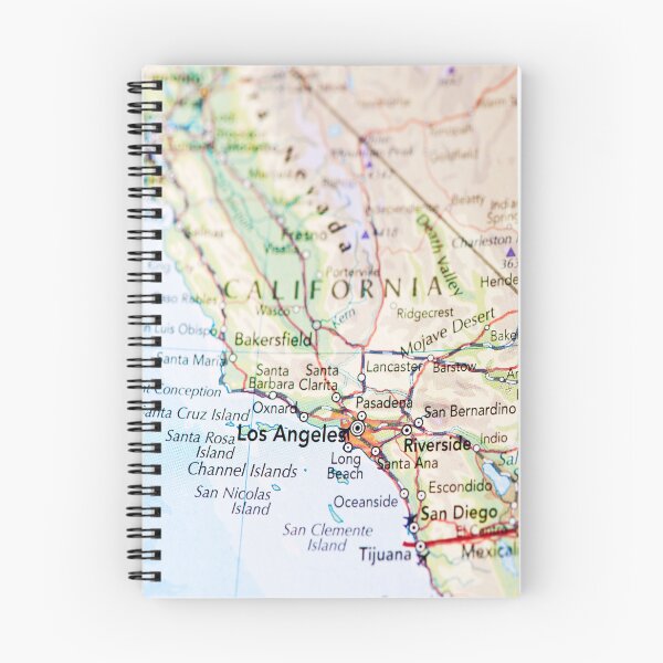 Item preview, California and Arizona US Highways Roadmap designed and sold by WanderingLife.