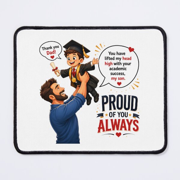 Item preview, Proud Dad Celebrating Son's Academic Graduation Success designed and sold by Nuvoro Gifts.