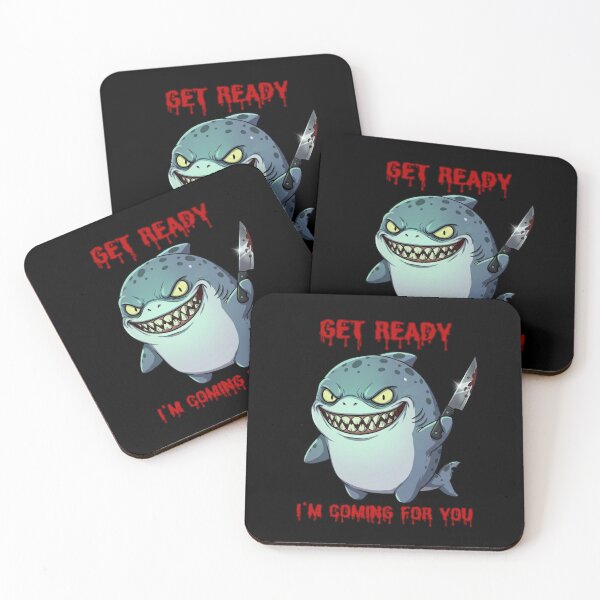 Item preview, Funny Horror Shark Halloween Meme designed and sold by Nature's Chibis.